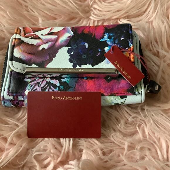 New wallet Enzo Angiolini color under water floral - Picture 3 of 5